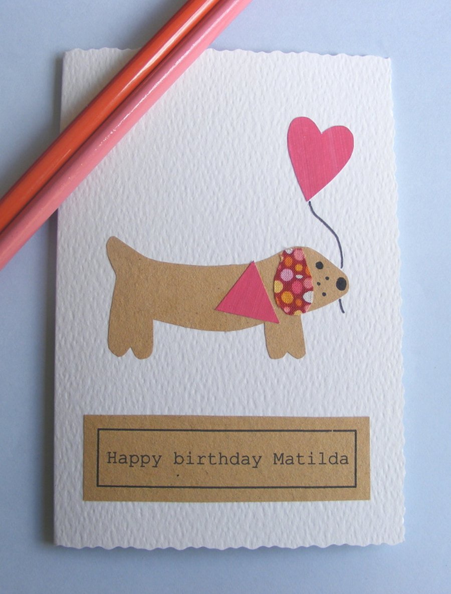 Handmade birthday card