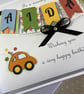 Personalised Handmade Grandson Birthday Card 1st 2nd Any Age Son Boxed Keepsake - Image 2