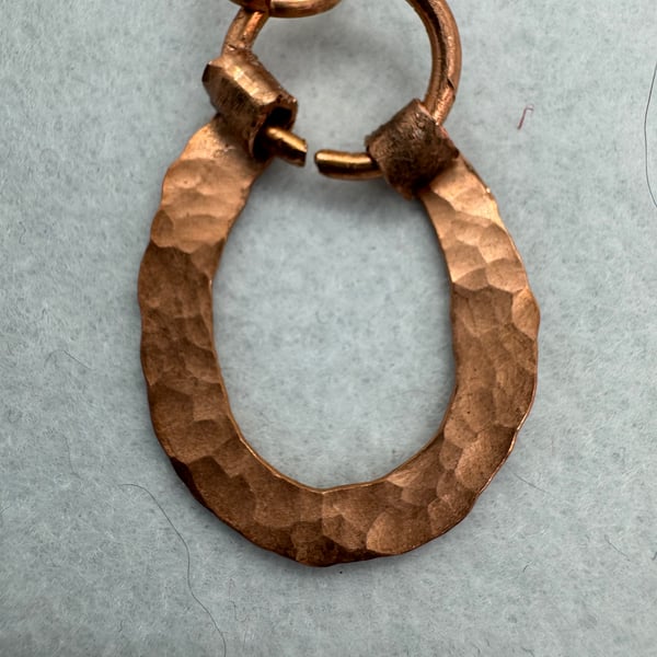 Hammered Copper pendant