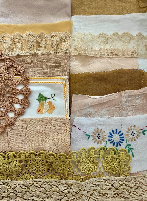 No.13 Vintage and Plant-Dyed Textile Fabric Inspiration Pack