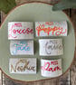 Personalised Vinyl Decals: Custom Modern Calligraphy Labels For Teachers