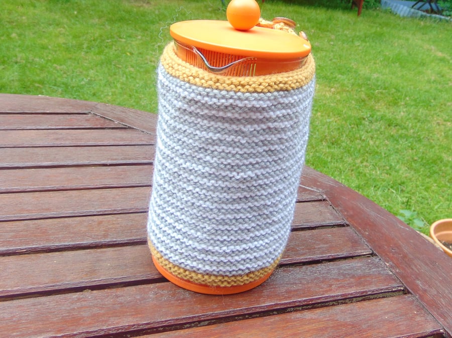 Custom Order for Jenny .French Press Cosy