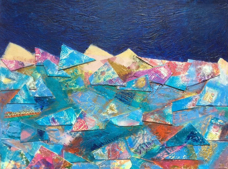  SALE - Abstract Mixed Media and oils on Canvas