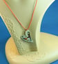 Heart's Blood CopperSilver and Enamel Pendant - Image 4