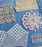 Slow Stitching kits -  Blue Jeans and Rose Pink theme, upcycled denim - Image 7