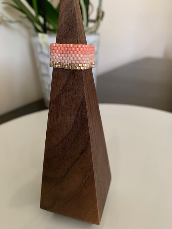 Soft coloured beaded band