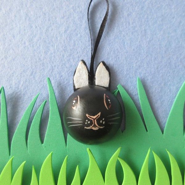 Bunny Rabbit Hanging Decoration Pet Bauble for Christmas Easter etc