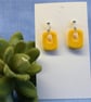 Small Rectangle Drop Earrings - Image 1