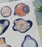 Solar System Sticker Sheet: Planet Stickers for Journals and Craft - Image 3