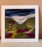 Sheep on the glenn felted picture. - Image 2