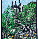 Saint Mary's Church steeple, Stalbridge, Dorset