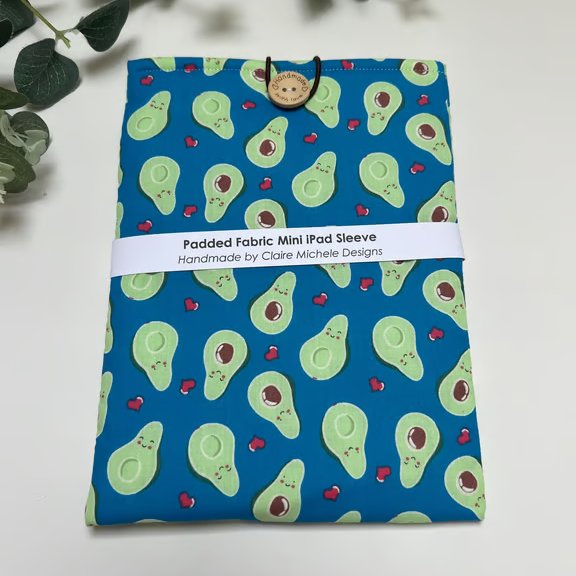 Padded iPad Mini Sleeve Cover, iPad Protector, ,E-Reader Protector, Travel 