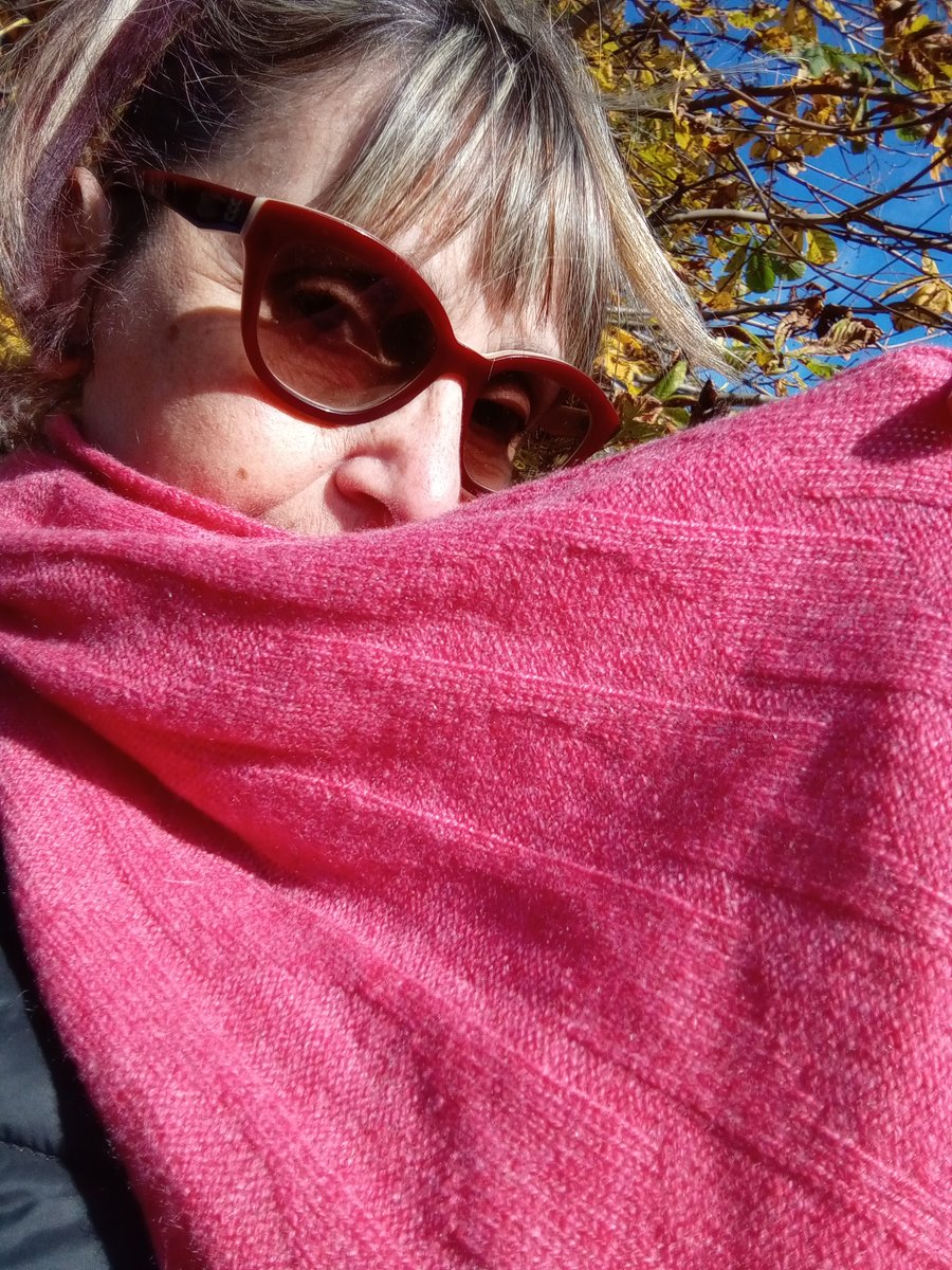 Semi Circles scarf knitting pattern PDF download