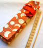 Knitting  DPN  Roll-Orange Circle - Image 1