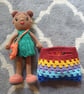Crochet Doll with clothes and shoes for dressing up - Image 3