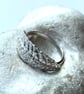 Silver ring with buddiea leaf - Image 4