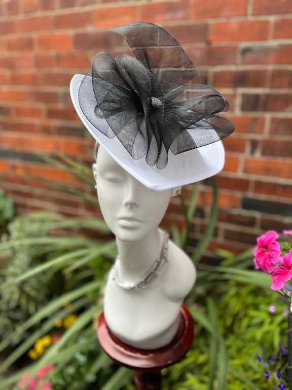 Lilac Lavender Crinoline Wedding Hat, Hat for the Races, hats special occasions 