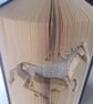 Unicorn with stars CUT & FOLD Book Folding Pattern - EMAILED PDF PATTERN - Image 3