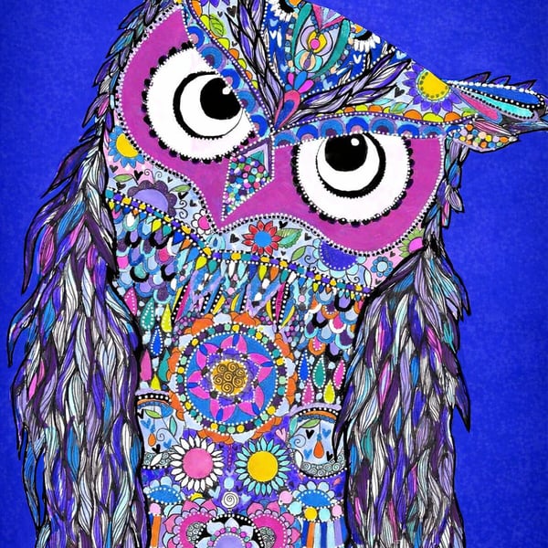 Owl Giclee Fine Art Print