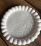 Hand carved floral coasters