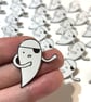 Pirate Ghost Enamel Pin Badge  - Image 4