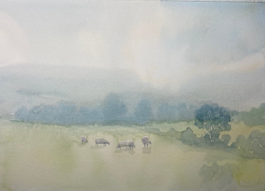 Battersby bank (Pure Original Watercolour)