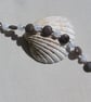 Brown Labradorite & Clear Quartz Crystal Gemstone Beaded Bracelet "Emily" - Image 4