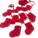 Crochet Stocking Mini Bunting 
