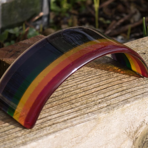 Rainbow Bridge in Fused Glass - RB01