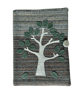 Notebook & Journal Cover with Hand Stitched Tree in Felt & Vintage Welsh Tweed  - Image 2