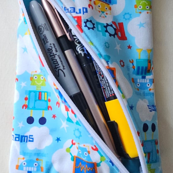 Fun printed pencil case.