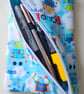 Fun printed pencil case.