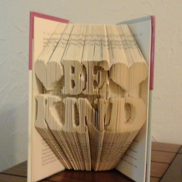 Be Kind COMBI Book Folding Pattern - EMAILED PDF PATTERN