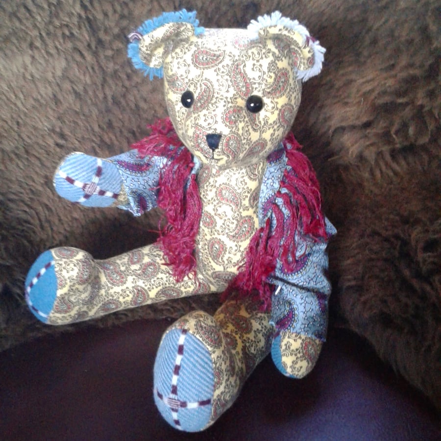 Memory, keepsake bespoke bear to cherish forever. 
