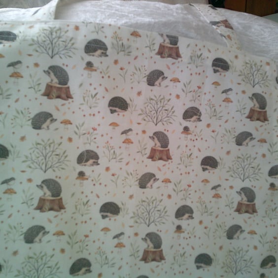 Hedgehogs on Tree Stumps Adult Apron