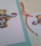 Card and gift tag. Birthday card. Father's day card. Ref 450