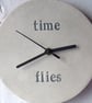 'Time Flies' Pendulum Clock - Image 2