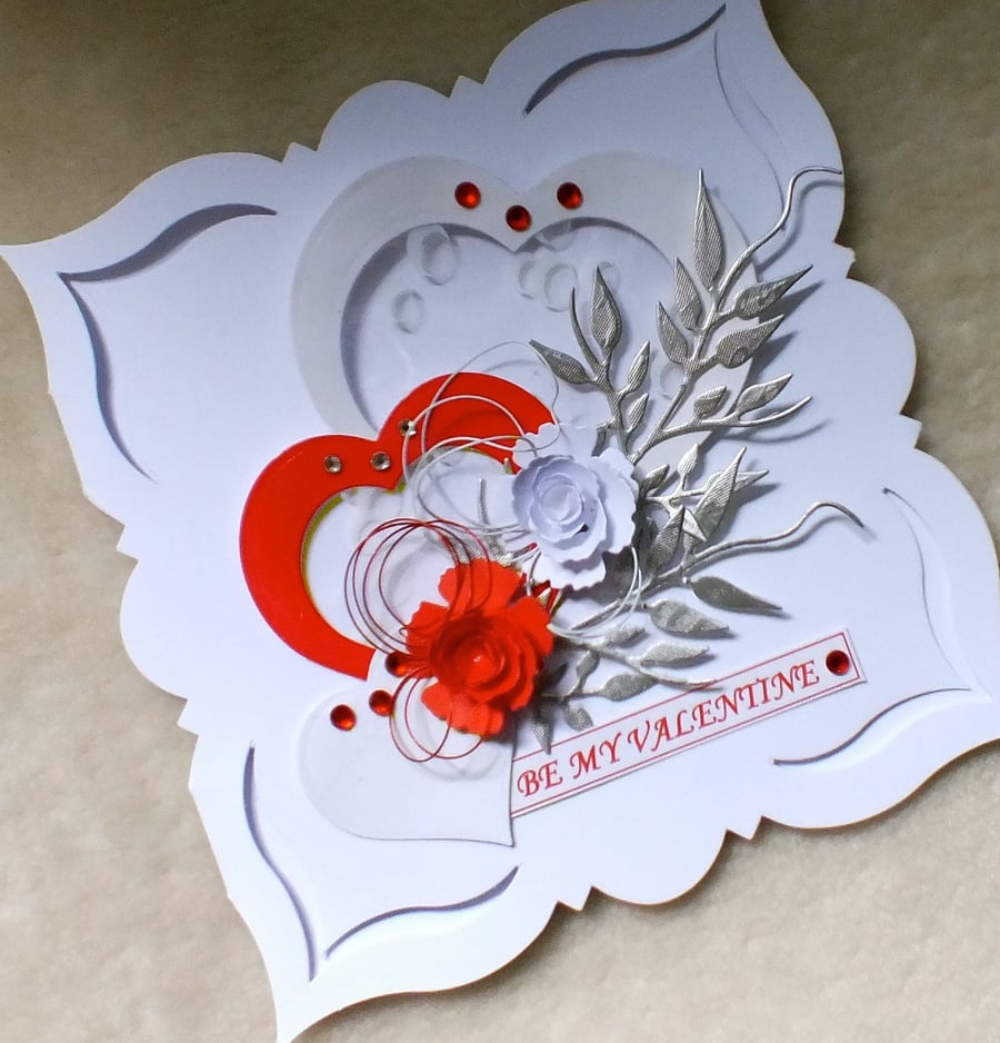 Luxury Handmade Valentine's Day Card