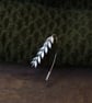 Olive Branch Brooch, Sterling Silver Brooch, Handmade Leaf Brooch Pin - Image 4