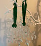 Large fused glass handmade snowflake - Image 5