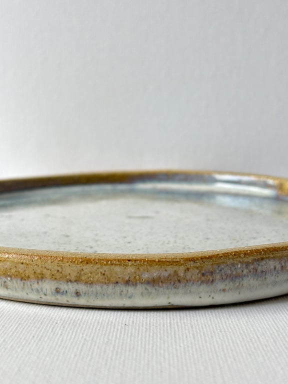 Stoneware Side Plate in Moon Glaze, great for tapas