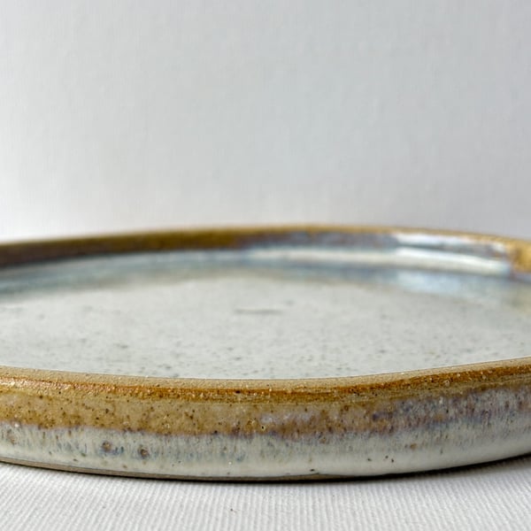 Stoneware Side Plate in Moon Glaze, great for tapas