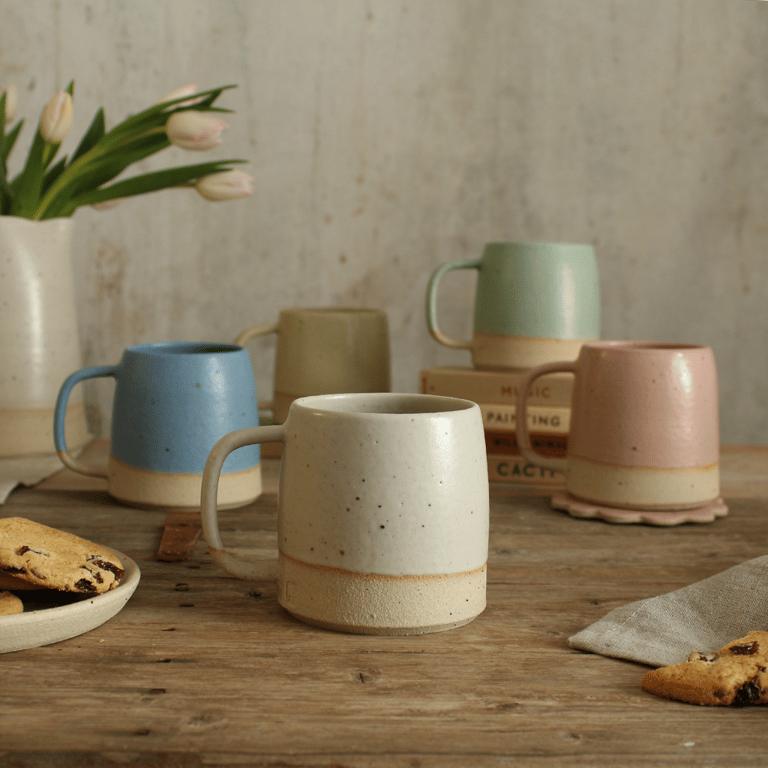 Ceramic Mug in Pastel Colours
