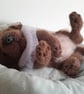 New Born Chocolate Labrador Puppy, dotpebblesknit Design, Knitted Puppy - Image 9