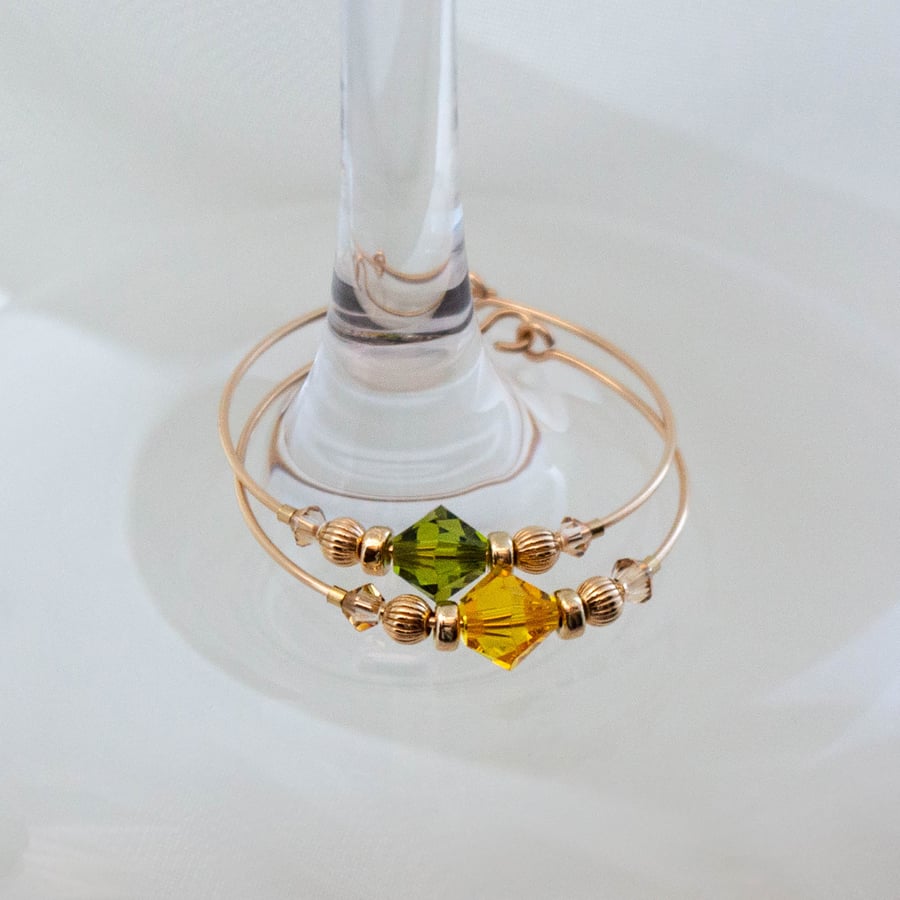 SUNSHINE & OLIVES- Glass Stem Jewellery