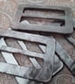 2 & 12" (63mm ) VINTAGE GREY Slide Buckle - Image 3