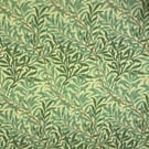 250cm William Morris Water Resistant Tablecloth  Willow Bough sage