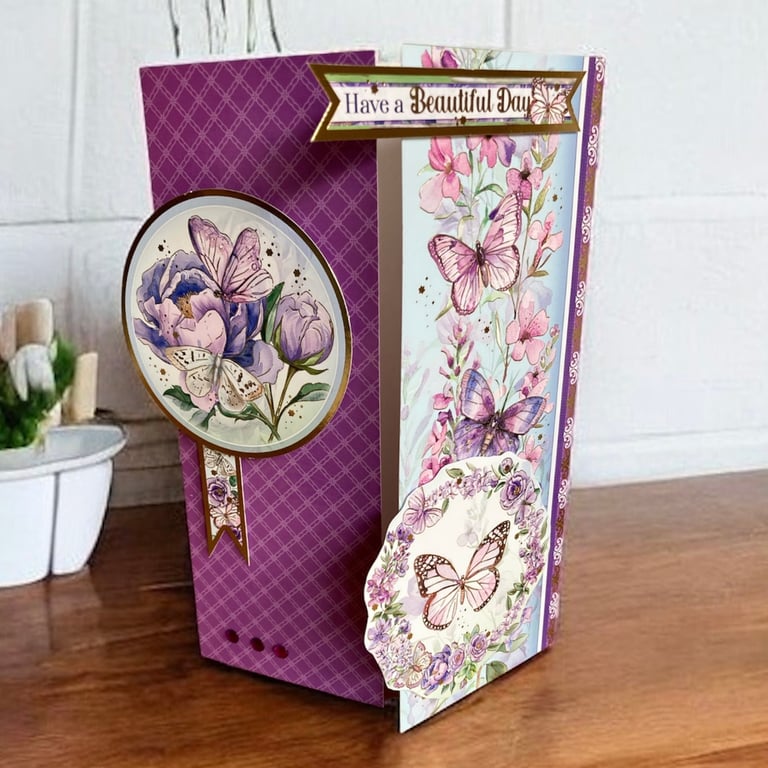 Butterfly Birthday Card for Her Birthday.