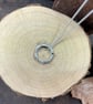Petite Silver Twig Ring Necklace - Image 3