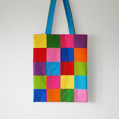 Colour explosion tote bag